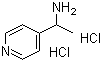 1-(4-吡啶基)乙胺二盐酸盐分子结构 (CAS 174132-32-2)