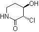 3-氯-4-羟基哌啶-2-酮分子结构 (CAS 174204-83-2)