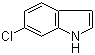 6-氯吲哚分子结构 (CAS 17422-33-2)