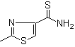 structure of CAS# 174223-29-1, 2-Methylthiazole-4-thiocarboxamide