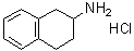 structure of CAS# 1743-01-7, 1,2,3,4-Tetrahydro-2-naphthalenamine hydrochloride