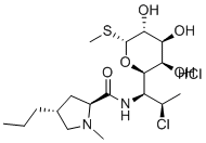 7-Epiclindamycin hydrochloride molecular structure (CAS 17431-55-9)