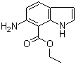 structure of CAS# 174311-79-6, 6-氨基-1H-吲哚-7-羧酸乙酯