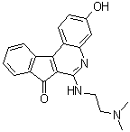 structure of CAS# 174634-08-3, 6-[[2-(二甲基氨基)乙基]氨基]-3-羟基-7H-茚并[2,1-c]喹啉-7-酮