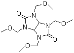 structure of CAS# 17464-88-9, 1,3,4,6-Tetrakis(methoxymethyl)glycoluril