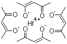 structure of CAS# 17475-67-1, Hafnium acetylacetonate