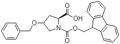 structure of CAS# 174800-02-3, Fmoc-O-Benzyl-L-4-hydroxyproline