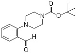 1-Boc-4-(2-formylphenyl)piperazine molecular structure (CAS 174855-57-3)