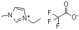 structure of CAS# 174899-65-1, 1-Methyl-3-ethylimidazolium trifluoroacetate