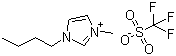 1-Butyl-3-methylimidazolium trifluoromethansulfonate molecular structure (CAS 174899-66-2)