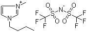 1-Butyl-3-methylimidazolium bis(trifluoromethylsulfonyl)imide molecular structure (CAS 174899-83-3)