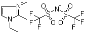 structure of CAS# 174899-90-2, 1-乙基-2,3-二甲基咪唑鎓双(三氟甲磺酰基)亚胺盐
