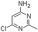 4-Amino-6-chloro-2-methylpyrimidine molecular structure (CAS 1749-68-4)