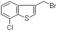 3-溴甲基-7-氯苯并[b]噻吩分子结构 (CAS 17512-61-7)