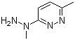 3-Methyl-6-(1-methylhydrazinyl)pyridazine molecular structure (CAS 175135-44-1)