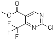 Methyl 2-chloro-4-(trifluoromethyl)pyrimidine-5-carboxylate molecular structure (CAS 175137-27-6)