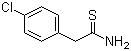 structure of CAS# 17518-48-8, 2-(4-Chlorophenyl)ethanethioamide