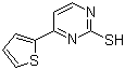 structure of CAS# 175202-75-2, 4-(2-噻吩基)嘧啶-2-硫醇