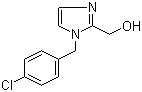 structure of CAS# 175203-53-9, [1-(4-Chlorobenzyl)-1H-imidazol-2-yl]methanol
