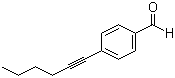 4-己-1-炔基苯甲醛分子结构 (CAS 175203-90-4)