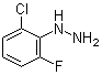 structure of CAS# 175276-74-1, 1-(2-Chloro-6-fluorophenyl)hydrazine