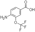 4-Amino-3-(trifluoromethoxy)benzoic acid molecular structure (CAS 175278-22-5)