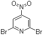 2,6-Dibromo-4-nitropyridine molecular structure (CAS 175422-04-5)