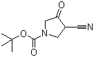 structure of CAS# 175463-32-8, 1-Boc-3-cyano-4-oxopyrrolidine