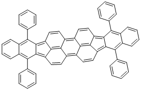 structure of CAS# 175606-05-0, 5,10,15,20-Tetraphenylbisbenzo[5,6]indeno[1,2,3-cd:1',2',3'-lm]perylene