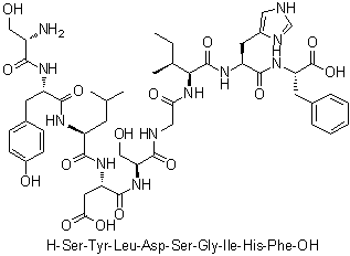 CAS # 175614-17-2, L-Seryl-L-tyrosyl-L-leucyl-L-alpha-aspartyl-L-serylglycyl-L-isoleucyl-L-histidyl-L-phenylalanine