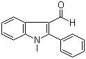 1-甲基-2-苯基吲哚-3-甲醛分子结构 (CAS 1757-72-8)
