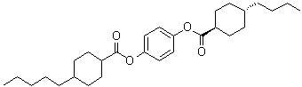 CAS 登录号：175784-02-8, [反式(反式)]-4-丁基-环己烷羧酸 4-[[(4-戊基环己基)羰基]氧基]苯基酯