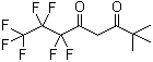 2,2-Dimethyl-6,6,7,7,8,8,8-heptafluoro-3,5-octanedione molecular structure (CAS 17587-22-3)