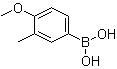 structure of CAS# 175883-62-2, 4-Methoxy-3-methylphenylboronic acid