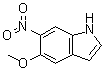 5-Methoxy-6-nitro-1H-indole molecular structure (CAS 175913-29-8)