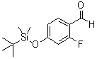 CAS # 175968-16-8, 4-[[(1,1-Dimethylethyl)dimethylsilyl]oxy]-2-fluorobenzaldehyde