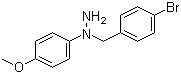 CAS 登录号：176045-80-0, 1-(4-溴苄基)-1-(4-甲氧基苯基)肼