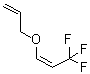 (1Z)-3,3,3-三氟-1-(2-丙烯-1-基氧基)-1-丙烯分子结构 (CAS 176096-78-9)