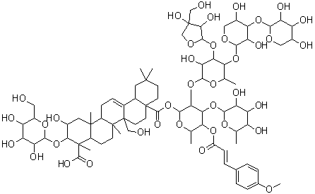 CAS 登录号：176182-04-0, 瓜子金皂苷 XXXII