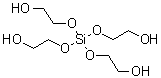 Tetrakis(2-hydroxyethoxy)silane molecular structure (CAS 17622-94-5)