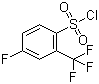 structure of CAS# 176225-09-5, 4-Fluoro-2-(trifluoromethyl)benzenesulfonyl chloride