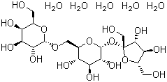 D(+)-五水棉子糖分子结构 (CAS 17629-30-0)