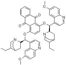 structure of CAS# 176298-44-5, 1,4-Bis(dihydroquinidine)anthraquinone
