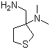 3-(氨基甲基)-N,N-二甲基-3-氨基四氢噻吩分子结构 (CAS 176445-79-7)