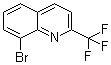 structure of CAS# 176722-63-7, 8-Bromo-2-(trifluoromethyl)quinoline
