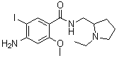 CAS 登录号：176849-91-5, 4-氨基-N-[(1-乙基-2-吡咯烷基)甲基]-5-碘-2-甲氧基苯甲酰胺