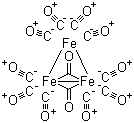 structure of CAS# 17685-52-8, Triiron dodecarbonyl