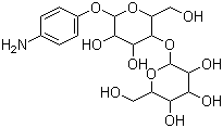 CAS 登录号：17691-02-0, 对氨基苯基 beta-D-乳吡喃糖苷
