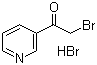structure of CAS# 17694-68-7, 3-(2-Bromoacetyl)pyridine hydrobromide
