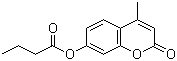 structure of CAS# 17695-46-4, 4-Methylumbelliferyl butyrate